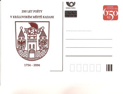 CDV B 499 Czech Republic Anniversary Of The Postoffice In Kadan/Kaaden - Heraldic Lion 2004 - Other & Unclassified
