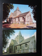 CP 29  Finistère LANMEUR - LOT 2 CARTES  - La Chapelle Notre Dame De KERNITRON Et La Tour Carrée à Toiture D'ardoises - Other & Unclassified