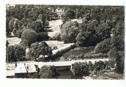 CPSM - 35 - EN AVION AU-DESSUS DE ... MORDELLES - Le Pont Sur Le Meu. Au Fond, Le Château De La Haute-Forêt - Autres & Non Classés