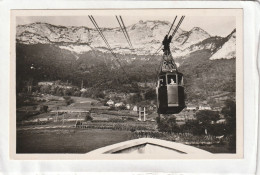 CPSM :  14 X 9  -  LAC  D'ANNECY.  -  Téléphérique De Veyrier.  Gare De Départ - Veyrier