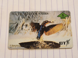 United Kingdom-(BTG-734)-TCCFE-Winter Fairs1996-Kingfisher-(725)-(605F23505)(tirage-1.000)-cataloge-6.00£-mint - BT Emissions Générales