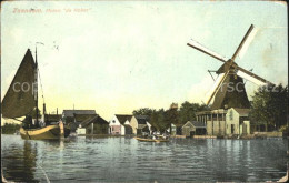 71873580 Zaandam Molen De Koker Muehle Schiff Zaandam - Andere & Zonder Classificatie