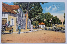 Carte Postale MAILLY : Route De Châlons - Mailly-le-Camp