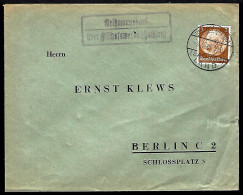 DEUTSCHES REICH - BISCHOFSWERDA - 1936 - POUR BERLIN - ÜBER BISCHOFSWERDA (SACHSEN) - Lettres & Documents