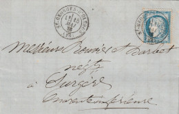 Lettre De Saint Georges D'Oléron à Surgères LAC - 1849-1876: Klassik