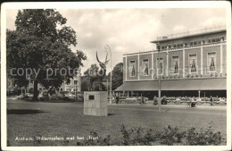 71873421 Arnhem Willemsplein Met Het Hert Van Pompon Hirsch Skulptur Arnhem - Autres & Non Classés