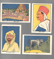 X351 - CHROMOS TISANE CISBEY - SINGE - TEMPLE INDIEN - KABYLE - INDIGENE D'ALGERIE - Autres & Non Classés