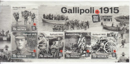 2015 Australia Gallipoli Souvenir Sheet MNH - Ungebraucht