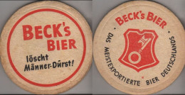 5004909 Bierdeckel Rund - Becks - Beer Mats