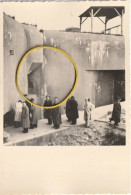 MIL3320  --   TSCHECH. BUNKER IM SUDETENLAND,, TETSCHEN --   IMPORTANT VISIT  --  ORIGINAL  PHOTO 14,5 Cm X 9,5 Cm - 1939-45