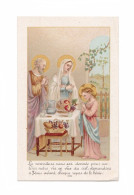 La Sainte Famille Se Mettant à Table, Jésus Bénissant Le Repas, Prière, éd. H. Bonamy N° 299 - Images Religieuses