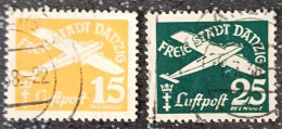 1935 DANZIG Junkers F-13, Airmail. Used - Used Stamps