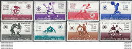 1966 Thailandia Asian Games 8v. MNH Yvert & Tellier N. 431/38 - Thailand