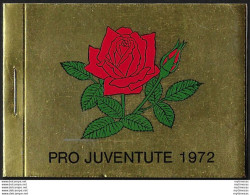 1972 Svizzera Pro Juventute Booklet Gold MNH SBHV N. 21 - Other & Unclassified