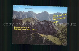 71872225 Kaisergebirge Zahmer Kaiser Pyramidenkofel Fliegeraufnahme Kufstein - Other & Unclassified
