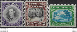 1938 Cook Islands 3v. MNH SG. N. 127/29 - Other & Unclassified