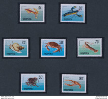 1968 ALBANIA, Fauna Marina, N. 1299/05, MNH** - Poissons