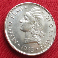 Republica Dominicana 1/2 Medio Peso 1963 - Dominikanische Rep.