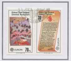 Chypre Turque - Cyprus - Zypern 1982 Y&T N°(1) à (2) - Michel N°114 à 115 (o) - EUROPA - Se Tenant - Used Stamps