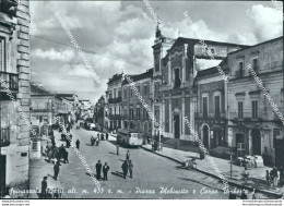 Cf412 Cartolina Spinazzola Piazza Plebiscito E Corso Umberto I Bari Puglia - Bari