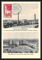 1385/ Carte Maximum (card) France N°1204 Centre Atomique De Marcoule édition Parison Fdc 1959 - 1950-1959