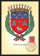 1328/ Carte Maximum (card) France N°1182 Armoiries De Villes TOULOUSE Fdc Premier Jour Edition Parison 1959 - 1950-1959