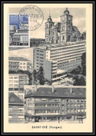 1249/ Carte Maximum (card) France N°1154 Villes Reconstruites. Maubeuge Edition Bourgogne E1 1958 - 1950-1959