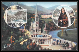 1223/ Carte Maximum (card) France N°1150 Série Touristique. Lourdes Edition Doucet Fdc 28/2/1958 - 1950-1959
