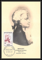 1199/ Carte Maximum (card) France N°1137 Wolfgang Amadeus Mozart Musique Fdc Premier Jour Edition Parison 1958 Music - 1950-1959