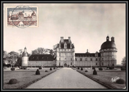 1161/ Carte Maximum Photo (card) France N°1128 Château (castle) De Valençais Indre 1957 édition Valoire RR - 1950-1959