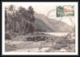 1152/ Carte Maximum (card) France N°1125 Rivière Sens à La Guadeloupe 1957 Fdc Premier Jour EDITION MF A1 - 1950-1959