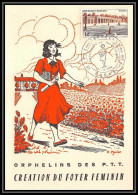 0938/ Carte Postale (card) France N°1059 Grand Trianon De Versailles Orphelins Des Ptt Foyer Feminin 1956 - Briefe U. Dokumente