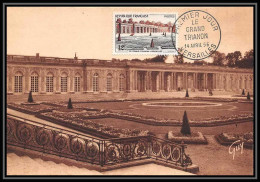 0936/ Carte Maximum France N°1059 Grand Trianon De Versailles Fdc Premier Jour édition André Leconte 1956 - 1950-1959