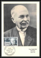 0935/ Carte Maximum (card) France N°1058 Paul Sabatier Chimiste (chimist) 1956 Fdc Premier Jour Edition Parison Regnier - 1950-1959