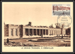 0937/ Carte Maximum France N°1059 Grand Trianon De Versailles édition Fdc Premier Jour édition André Leconte 1956  - 1950-1959