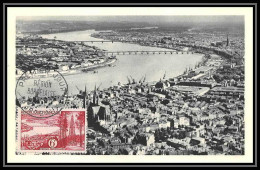 0896/ Carte Maximum (card) France N°1036 Région Bordelaise Gironde Puits De Pétrole 1955 Fdc Premier Jour  - 1950-1959