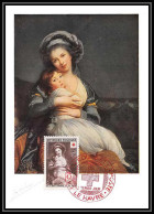 0792/ Carte Maximum (card) France N°966 Croix Rouge Red Cross 1953 Fdc Premier Jour Carte Signé SIGNED Edition Nomis - 1950-1959