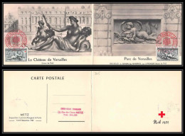 0756/ Carte Maximum France N°937/938 Croix Rouge (red Cross) Bassin De Diane Versailles Fdc Premier Jour 1952 - 1950-1959