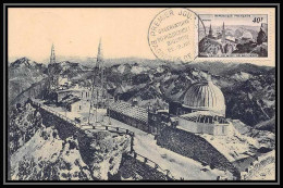 0688/ Carte Maximum (card) France N°916 Pic Du Midi De Bigorre Et Observatoire Fdc Premier Jour 22/12/1951  - 1950-1959