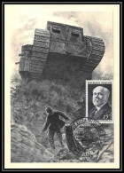 0616/ Carte Maximum (card) France N°864 Raymond Poincaré Paris 1959 Le Tank La Grande Guerre A Travers La Philatelie - Covers & Documents