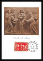 0587/ Carte Maximum (card) France N°851 UPU Maximaphile De Dijon 25/12/1949 - 1940-1949