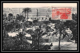 0447a/ France N°777 La Croisette à Cannes 11/4/1953 Carte Postale Postcard Nice Jardins Albert 1er - Briefe U. Dokumente