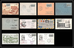 0713/ Carte Maximum (card) France Lot De 11 Documents N°923 Conseil De L'Europe Europa 1952 Strasbourg Fdc Premier Jours - Brieven En Documenten
