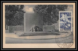 0356/ Carte Maximum Card France N°669 Libération Auxerre Monument Des Déportés 1948 Journee Du Monument De L'yonne - 1940-1949