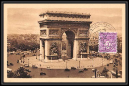 0331/ Carte Maximum (card) France N°620 Arc De Triomphe De L'Etoile Avignon1944 Musee Du Timbre Patras - 1940-1949