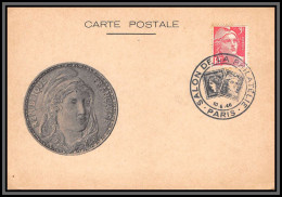 0361/ Carte Maximum (card) France N°716 Marianne De Gandon Salon De La Philatélie 10/6/1946 Paris - 1940-1949