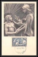0227/ Carte Maximum (card) France N°498 Secours National Cote D'or 17/9/1942 Fragment De La Medaille De Roty - 1940-1949