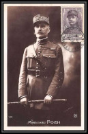 0187/ Carte Maximum Photo (card) France N°455 Ferdinand Foch Maréchal De France 6/6/1941 B6 Ed An 722 - 1940-1949