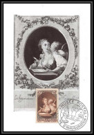 0173/ Carte Maximum (card) France N°446 Musée Postal Paris Fragonard Tableau (Painting) 4/6/1946 C2 Cote 70 - 1940-1949