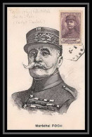 0186/ Carte Maximum (card) France N°455 Foch Marechal De France 1941 Tarbes Ville Natale A1 - 1940-1949